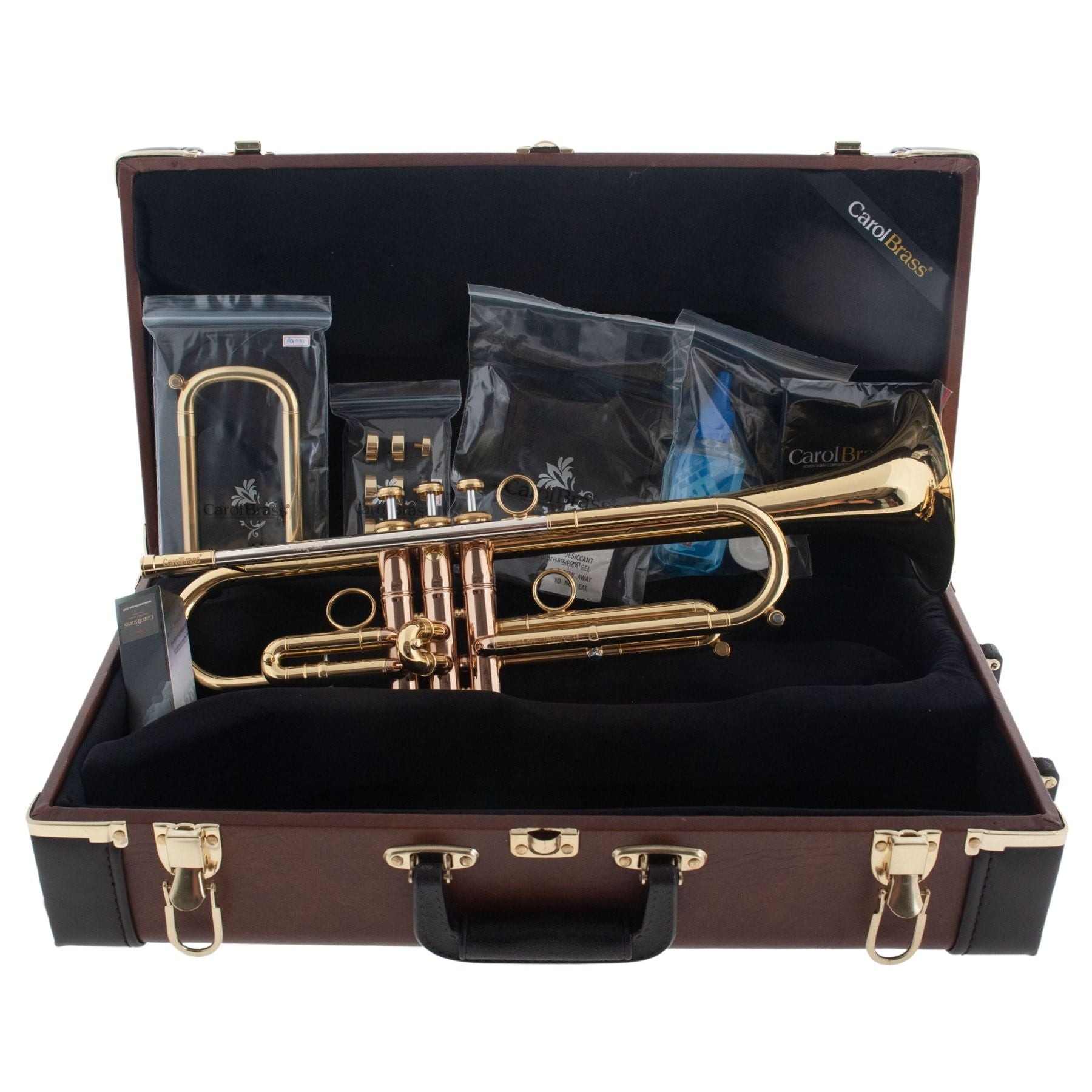 The Incredible XO 1700 Bb/A Piccolo Trumpet in silver plate with gold trim